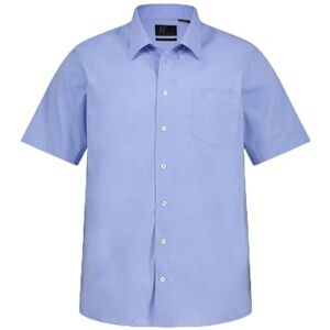 JP 1880 Men's Large Sizes Plus Sizes Menswear L-8XL Shirt, Business, Half Sleeve, Vario Collar, up to 8XL, Comfort Fit, Easycare 705178, lightblue, 4XL JP 1880 Men's Large Sizes Plus Sizes Menswear L-8XL Shirt, Business, Half Sleeve, Vario Collar, up to 8XL, Comfort Fit, Easycare 705178, lightblue, 4XL