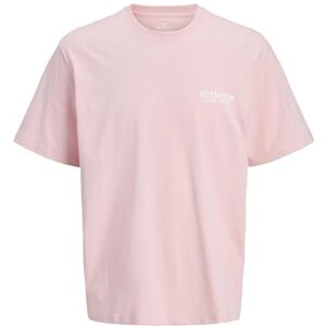 JACK & JONES Men's Jorbotaniq Tee Ss Crew Neck Tg, Tickled Pink, XXL JACK & JONES Men's Jorbotaniq Tee Ss Crew Neck Tg, Tickled Pink, XXL
