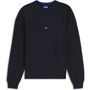 Hugo Boss Men's Knitted Sweater, Navy 410, S Hugo Boss Men's Knitted Sweater, Navy 410, S