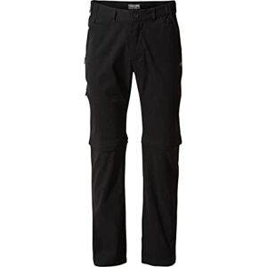 Craghoppers Mens Kiwi Pro Conv Trousers Hiking Pants, Black, 30W Short EU Craghoppers Mens Kiwi Pro Conv Trousers Hiking Pants, Black, 30W Short EU