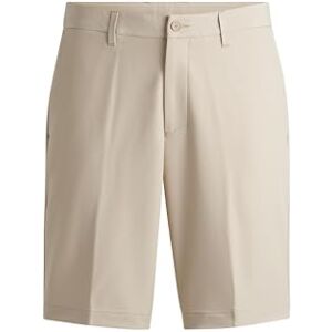 Boss Mens S Commuter Easy-Iron Slim-fit Shorts in Water-Repellent Material Boss Mens S Commuter Easy-Iron Slim-fit Shorts in Water-Repellent Material