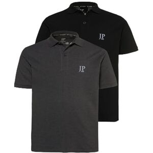 JP 1880 Men's Large Sizes Plus Sizes Menswear L-8XL T-Shirts, Basic, Pack of 2, Round Neck, up to 8XL 702637, Charcoal, 8XL JP 1880 Men's Large Sizes Plus Sizes Menswear L-8XL T-Shirts, Basic, Pack of 2, Round Neck, up to 8XL 702637, Charcoal, 8XL