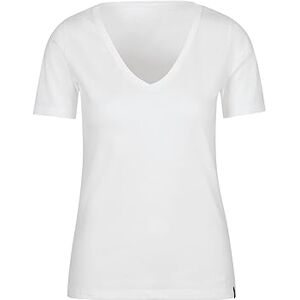 Trigema unisex-adult Damen T-shirt Baumwolle/elastan T-Shirt, Weiß (weiß 001), 22 Trigema unisex-adult Damen T-shirt Baumwolle/elastan T-Shirt, Weiß (weiß 001), 22