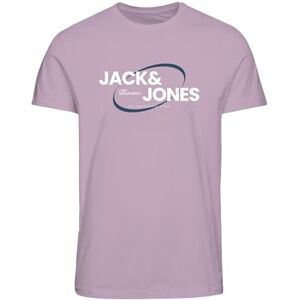 JACK & JONES Men's Jcoray Branding Tee Ss Crew Neck FST T-Shirt, Winsome Orchid, M JACK & JONES Men's Jcoray Branding Tee Ss Crew Neck FST T-Shirt, Winsome Orchid, M