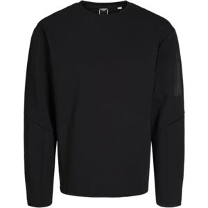 JACK & JONES Men's Jcofusion Sweat Crew Neck Noos Sweatshirt, Black, XXL JACK & JONES Men's Jcofusion Sweat Crew Neck Noos Sweatshirt, Black, XXL