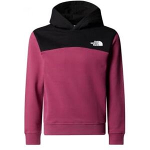 The North Face Girl's Back Logo Relaxed Hooded Sweatshirt, Cyber Berry, 10 Years The North Face Girl's Back Logo Relaxed Hooded Sweatshirt, Cyber Berry, 10 Years