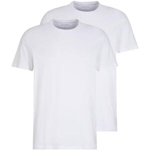 TOM TAILOR Men's Basic T-Shirt in Double Pack 1008638, 20000 White, M TOM TAILOR Men's Basic T-Shirt in Double Pack 1008638, 20000 White, M