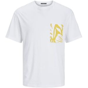 JACK & JONES Men's Jormarbella Pocket Tee SS Crew Neck T-Shirt, Bright White, S JACK & JONES Men's Jormarbella Pocket Tee SS Crew Neck T-Shirt, Bright White, S