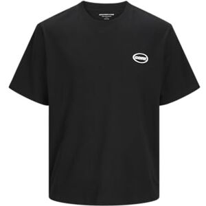 JACK & JONES Men's Jcolido Photo Back Tee SS Crew Neck, Black, XL JACK & JONES Men's Jcolido Photo Back Tee SS Crew Neck, Black, XL