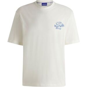 Hugo Boss Men's Natopu 10266462 01 T_Shirt, Open White121, M Hugo Boss Men's Natopu 10266462 01 T_Shirt, Open White121, M