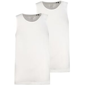 JP 1880 Mens Large Sizes Plus Sizes Menswear L-8XL Tank Top 2 Pack Sleeveless Up to 8 XL 796858, White, 4XL JP 1880 Mens Large Sizes Plus Sizes Menswear L-8XL Tank Top 2 Pack Sleeveless Up to 8 XL 796858, White, 4XL