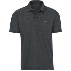 Trigema Men's 627601 Polo Shirt, Grey (Anthrazit-Melange 109), Large Trigema Men's 627601 Polo Shirt, Grey (Anthrazit-Melange 109), Large