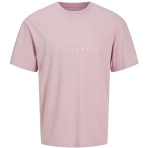 JACK & JONES Men's Jjestar Jj Tee SS Noos T-Shirt, Pink Nectar, M JACK & JONES Men's Jjestar Jj Tee SS Noos T-Shirt, Pink Nectar, M