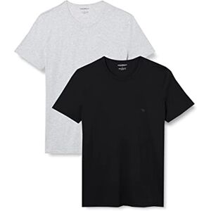 Emporio Armani Underwear Men's T-Shirt (Pack of 2), Navy/Grey Appleng, L Emporio Armani Underwear Men's T-Shirt (Pack of 2), Navy/Grey Appleng, L