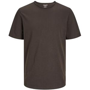 JACK & JONES Men's Jjebasher Tee O-Neck Ss Noos T-Shirt, Mulch, M JACK & JONES Men's Jjebasher Tee O-Neck Ss Noos T-Shirt, Mulch, M