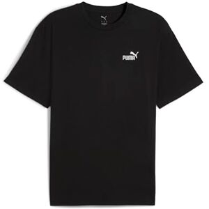 Puma ESS Relaxed Small No. 1 Logo Tee Black Puma ESS Relaxed Small No. 1 Logo Tee Black
