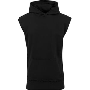 Urban Classics Men's Open Edge Sleeveless Hoody Sweatshirt, Black , L Urban Classics Men's Open Edge Sleeveless Hoody Sweatshirt, Black , L