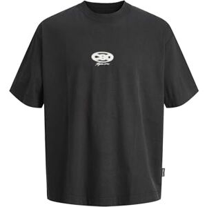 JACK & JONES Men's Jcostratus Graphic Tee Ss Crew NEC Jnr, Black, 12 Years JACK & JONES Men's Jcostratus Graphic Tee Ss Crew NEC Jnr, Black, 12 Years