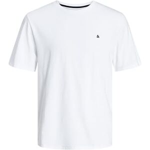 JACK & JONES Men's Jjepaulos Tee SS Crew Neck Noos Pls T-Shirt, White, XXXXX-Large JACK & JONES Men's Jjepaulos Tee SS Crew Neck Noos Pls T-Shirt, White, XXXXX-Large