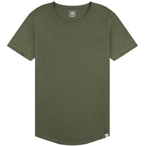 Lee Men's Shaped Tee T-Shirt, Olive Grove, M Lee Men's Shaped Tee T-Shirt, Olive Grove, M