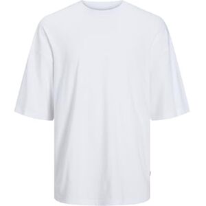 JACK & JONES Men's Jjecharge Tee O-Neck Noos T-Shirt, White, M JACK & JONES Men's Jjecharge Tee O-Neck Noos T-Shirt, White, M