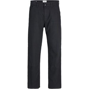 JACK & JONES Men's Male Loose Fit Worker-Hose Pants, Black, 31 W/34 L JACK & JONES Men's Male Loose Fit Worker-Hose Pants, Black, 31 W/34 L