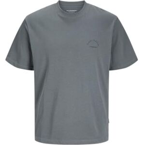 JACK & JONES Men's Jorsplit Painting Tee Ss Crew Neck, Stormy Weather, XXL JACK & JONES Men's Jorsplit Painting Tee Ss Crew Neck, Stormy Weather, XXL