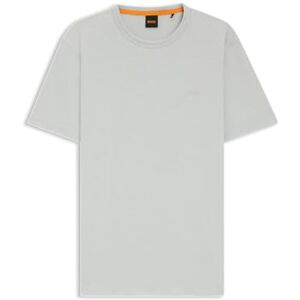 Boss Mens Tales Relaxed Fit Cotton Jersey Logo Patch T-Shirt, 053light/pastel Grey, 4XL Boss Mens Tales Relaxed Fit Cotton Jersey Logo Patch T-Shirt, 053light/pastel Grey, 4XL