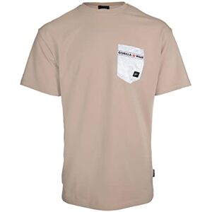 GORILLA WEAR Dover Oversized T-Shirt Beige L GORILLA WEAR Dover Oversized T-Shirt Beige L