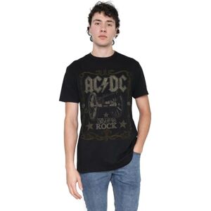 AC/DC ACDC Rock Label Unisex T Shirt, Black, XXX-Large AC/DC ACDC Rock Label Unisex T Shirt, Black, XXX-Large