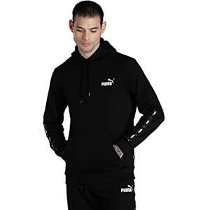 Puma Men's Ess+ Tape Hoodie Fl Sweat, Black, XXL UK Puma Men's Ess+ Tape Hoodie Fl Sweat, Black, XXL UK