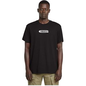 G-STAR Men's Old Skool Logo T-Shirt, Black (dk black D25967-C812-6484), S G-STAR Men's Old Skool Logo T-Shirt, Black (dk black D25967-C812-6484), S