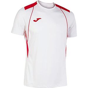 Joma Men's Championship VII T-Shirt, White/Red, L Joma Men's Championship VII T-Shirt, White/Red, L