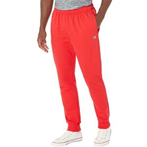 Champion Men's, Fleece, Joggers, Comfortable Sweatpants (Reg. Or Big & Tall), Scarlet-C Patch Logo, X-Large Champion Men's, Fleece, Joggers, Comfortable Sweatpants (Reg. Or Big & Tall), Scarlet-C Patch Logo, X-Large