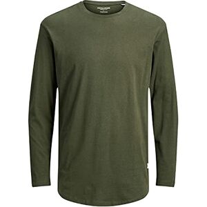JACK & JONES Men's JJENOA TEE O-NECK LS NOOS Langarmshirt, Forest Night/Fit:Relaxed, S JACK & JONES Men's JJENOA TEE O-NECK LS NOOS Langarmshirt, Forest Night/Fit:Relaxed, S