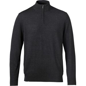 Charles Tyrwhitt Jumpers for Men Dark Charcoal Merino Wool 1/4 Zip Jumper Machine Washable & Temperature Regulating Knitwear for Smart & Casual Wear Charles Tyrwhitt Jumpers for Men Dark Charcoal Merino Wool 1/4 Zip Jumper Machine Washable & Temperature Regulating Knitwear for Smart & Casual Wear