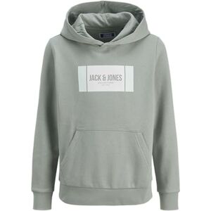 JACK & JONES Men's Jjhayato Sweat Hood Jnr, Iceberg Green, 152 JACK & JONES Men's Jjhayato Sweat Hood Jnr, Iceberg Green, 152