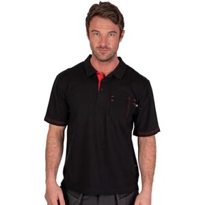 Lee LCTS011 Men's Classic Workwear Pique Collared Cotton Polo Shirt, Black, XL Lee LCTS011 Men's Classic Workwear Pique Collared Cotton Polo Shirt, Black, XL