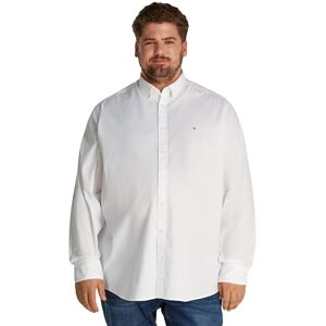 Tommy Hilfiger Men’s Flex Poplin Solid Regular Fit Shirt, White (White), 3XL Tommy Hilfiger Men’s Flex Poplin Solid Regular Fit Shirt, White (White), 3XL