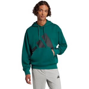 adidas Men's ESSENTIALS BIG LOGO FRENCH TERRY HOODIE, collegiate green/black, XL adidas Men's ESSENTIALS BIG LOGO FRENCH TERRY HOODIE, collegiate green/black, XL
