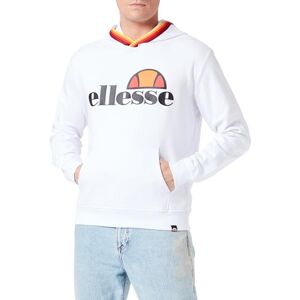 Ellesse Men's Hoodie Sweatshirt, Optical White, XL Ellesse Men's Hoodie Sweatshirt, Optical White, XL