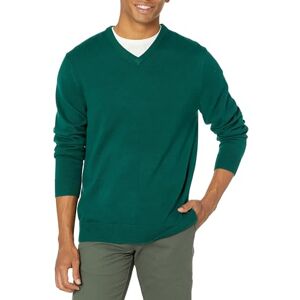 Amazon Essentials Men's V-Neck Sweater (Available in Big & Tall), Dark Green, X-Small Amazon Essentials Men's V-Neck Sweater (Available in Big & Tall), Dark Green, X-Small