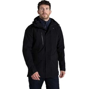Craghoppers Mens Expert Kiwi Pro Stretch Long Jacket Rain Coat, Black, XXL EU Craghoppers Mens Expert Kiwi Pro Stretch Long Jacket Rain Coat, Black, XXL EU