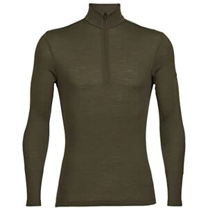 Icebreaker Men's Everyday Half Zip Long Sleeve Top Zip up Sweatshirt 100% Merino Wool Base Layer Loden, L Icebreaker Men's Everyday Half Zip Long Sleeve Top Zip up Sweatshirt 100% Merino Wool Base Layer Loden, L
