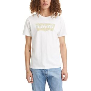 Levi's Men's Graphic Crewneck Tee T-Shirt, Bw Fill Ssnl White, S Levi's Men's Graphic Crewneck Tee T-Shirt, Bw Fill Ssnl White, S