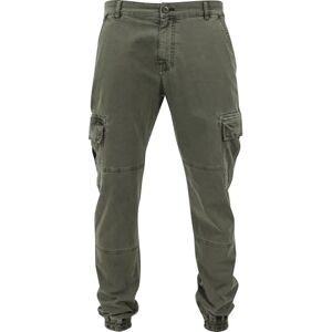 Urban Classics Men's Washed Cargo Twill Jogging Pants Trouser, olive, 32 Urban Classics Men's Washed Cargo Twill Jogging Pants Trouser, olive, 32