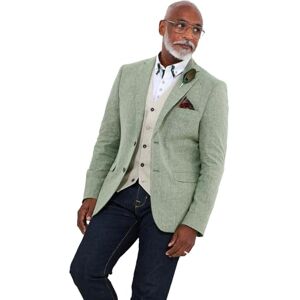 Joe Browns Men's Linen Blend Blazer with Floral Lining, Green, 48 Joe Browns Men's Linen Blend Blazer with Floral Lining, Green, 48