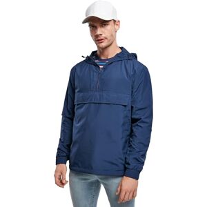 Urban Classics Men's Windbreaker Jacket, Pullover Rain Jacket with Hoodie, Longsleeve Hooded Men's Raincoat, Lightweight & Water Repellent, Colour: Dark Blue, Size: XX-Large Urban Classics Men's Windbreaker Jacket, Pullover Rain Jacket with Hoodie, Longsleeve Hooded Men's Raincoat, Lightweight & Water Repellent, Colour: Dark Blue, Size: XX-Large