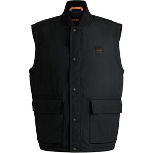 Boss Mens Ocomo1-W Logo-Badge Gilet with a Water-Repellent Finish Boss Mens Ocomo1-W Logo-Badge Gilet with a Water-Repellent Finish