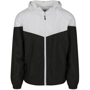 Urban Classics Men's 2-Tone Tech Windrunner Jacket, Wht/Blk, M Urban Classics Men's 2-Tone Tech Windrunner Jacket, Wht/Blk, M